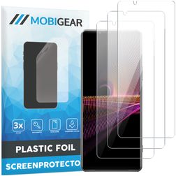 Mobigear Sony Xperia 1 III Displayschutz Schutzfolie - Hüllenfreundlich (3er Pack)