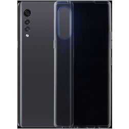 Mobigear Ultra Thin Durchsichtig LG Velvet Hülle Flexibles TPU Extra Dünn Backcover - Transparent