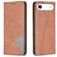 Mobigear Rhombus Slim iPhone Air Hülle Klapphülle - Braun