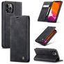 Caseme 013 iPhone 12 Pro Max Hülle Klapphülle Geldbörse - Schwarz