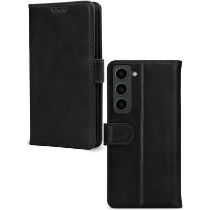 Mobilize Premium Gelly Wallet Samsung Galaxy S23 Plus Hülle Klapphülle Geldbörse - Schwarz