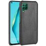 Mobigear Croco Huawei P40 Lite Hülle Hardcase Backcover - Schwarz