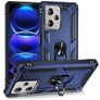 Mobigear Armor Ring Xiaomi Redmi Note 12 Pro Plus Hardcase Backcover Shockproof mit Ringhalter - Blau