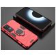 Mobigear Armor Ring Xiaomi 12T Hülle Hardcase Backcover Stoßfest mit Ringhalter - Rot