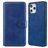Mobigear Wallet iPhone 12 Pro Max Klapphülle Portemonnaie - Blau