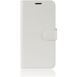Mobigear Classic Motorola Moto G8 Plus Hülle Klapphülle Geldbörse - Weiß
