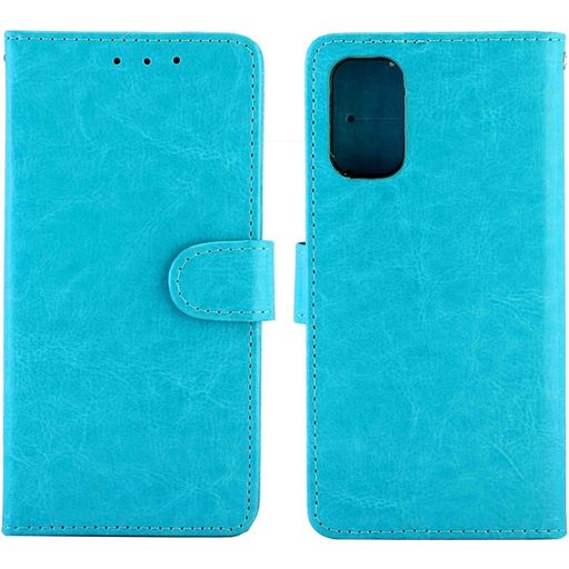 Mobigear Wallet OPPO A52 Hülle Klapphülle Geldbörse - Blau