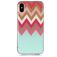 Mobigear Design iPhone XS Max TPU (flexibel) Backcover - Zickzackstreifen