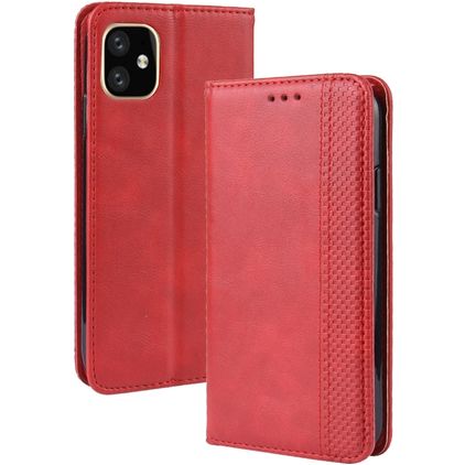Mobigear Sensation iPhone 11 Hülle Klapphülle Geldbörse - Rot