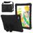Mobigear Butterfly iPad Air 11 Zoll (2024) Hülle EVA Schaum Backcover + Schulterträger + Ständer - Schwarz