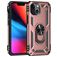 Mobigear Armor Ring iPhone 13 Hülle Hardcase Backcover Stoßfest mit Ringhalter - Roségold