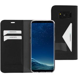 Mobiparts Classic Wallet Samsung Galaxy S8 Hülle Klapphülle Geldbörse - Schwarz