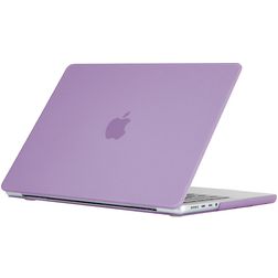 Mobigear Matte MacBook Pro 14 Zoll (2021-2024) Hardcase Hülle MacBook Case - Lila - Model A2442 / A2779 / A2918 / A2992 / A3401