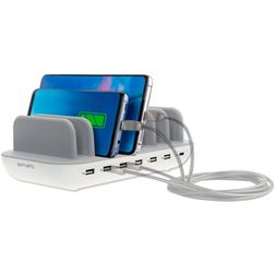 4Smarts Office Charging Station 7 USB Ladestation Power Delivery 60W - Weiß