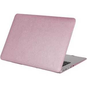 Mobigear Silk Texture MacBook Pro 15 Zoll (2008-2012) Hardcase Hülle MacBook Case - Lila - Model A1260 / A1286