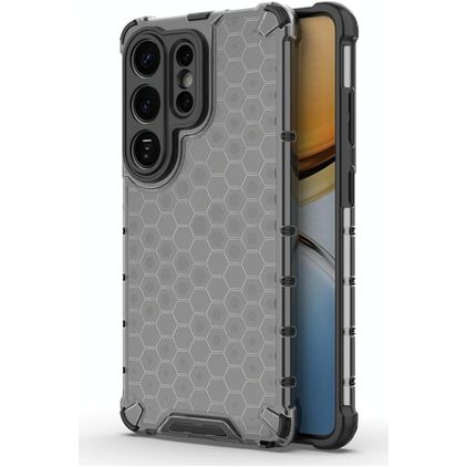 Mobigear Honeycomb Samsung Galaxy S26 Ultra Hülle Hardcase Backcover Stoßfest - Schwarz