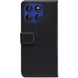 Mobilize Classic Gelly Wallet Motorola Edge 60 Pro Klapphülle Portemonnaie - Schwarz