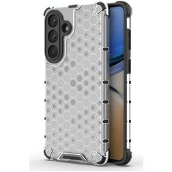Mobigear Honeycomb Samsung Galaxy S26 Plus Hülle Hardcase Backcover Stoßfest - Weiß