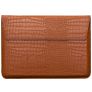 Mobigear Envelope Croco Laptop Sleeve 12 Zoll Laptop Hülle - Braun