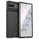 Mobigear Groove Google Pixel 6a Hülle Flexibles TPU Backcover - Schwarz