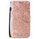 Mobigear Flowers Huawei P40 Hülle Klapphülle Geldbörse - Roségold