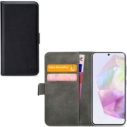 Mobilize Classic Gelly Wallet Samsung Galaxy A35 Hülle Klapphülle Geldbörse - Schwarz