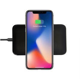 Mobigear Plateau es Ladegerät Qi Wireless 5W 1A - Schwarz Mobigear Plateau es Ladegerät Qi Wireless 5W 1A - Schwarz
