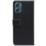Mobilize Classic Gelly Motorola Moto G06 Hülle Klapphülle Geldbörse - Schwarz