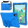 Mobigear Butterfly iPad Air 11 Zoll (2025) Hülle EVA Schaum Backcover + Schulterträger + Ständer - Blau