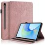 Mobigear Tree Samsung Galaxy Tab S10 FE Plus Hülle Klapphülle + Stifthalter - Roségold