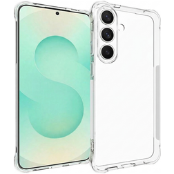 Mobigear Cushion Durchsichtig Samsung Galaxy S25 FE Hülle Flexibles TPU Backcover - Transparent