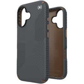 Speck Presidio2 Grip iPhone 16 Hülle Hardcase Backcover Stoßfest - Charcoal Grey
