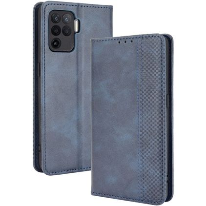 Mobigear Sensation OPPO A94 Klapphülle Portemonnaie - Blau