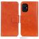 Mobigear Classy POCO M5 Hülle Klapphülle Geldbörse - Orange