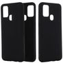Mobigear Rubber Touch Samsung Galaxy M51 Silikon Hülle Backcover - Schwarz