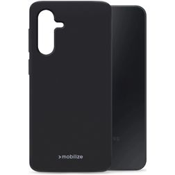Mobilize Rubber Gelly Samsung Galaxy A17 Hülle Flexibles TPU Backcover - Schwarz