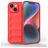 Mobigear Bumpy iPhone 15 Hülle Flexibles TPU Backcover - Rot