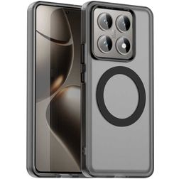 Mobigear Shockproof Xiaomi 14T MagSafe Hülle Hardcase Backcover - Schwarz