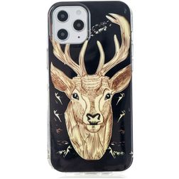 Mobigear Design iPhone 12 Pro Max Hülle Flexibles TPU Backcover - Hirsch