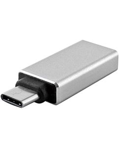 Mobigear Alu USB-C auf USB-A Adapter - Silber