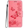 Mobigear Butterfly Samsung Galaxy A35 Hülle Klapphülle Geldbörse - Pink