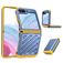 Mobigear Groove Samsung Galaxy Z Flip 5 Hülle Hardcase Backcover - Blau