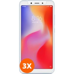 Mobigear Xiaomi Redmi 6A Panzerglas Gehärtetes Glas Displayschutz - Hüllenfreundlich (3er Pack)