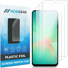 Mobigear Samsung Galaxy A26 Displayschutz Schutzfolie - Hüllenfreundlich (3er Pack)