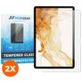 Mobigear Samsung Galaxy Tab S8 Plus Panzerglas Gehärtetes Glas Displayschutz - Hüllenfreundlich (2er Pack)