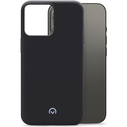 Mobilize Rubber Gelly iPhone 13 Pro Hülle Flexibles TPU Backcover - Matt Black