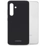 Mobilize Rubber Gelly Samsung Galaxy S24 FE Hülle Flexibles TPU Backcover - Schwarz