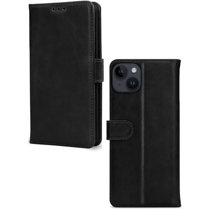 Mobilize Premium Gelly Wallet iPhone 14 Plus Hülle Klapphülle Geldbörse - Schwarz