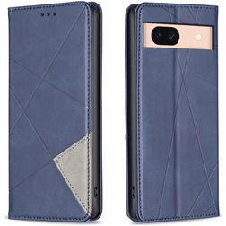 Mobigear Rhombus Slim Google Pixel 8a Klapphülle - Blau