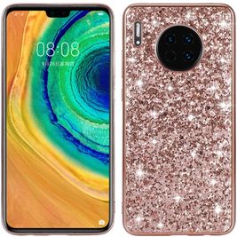 Mobigear Shockproof Glitter Powder TPU Case Rose Gold Huawei Mate 30